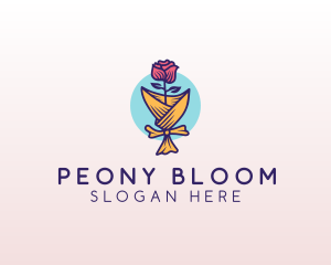 Rose Flower Florist logo design