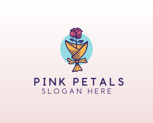 Rose Flower Florist logo design