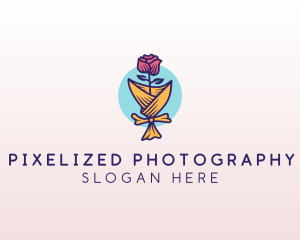 Rose Flower Florist logo design