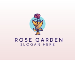 Rose Flower Florist logo design