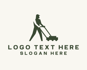 Lawn Mower Gardener logo