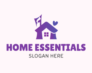 Cozy House Letter H logo design