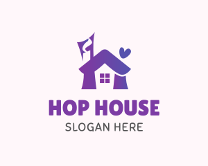 Cozy House Letter H logo design