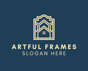 Frame House Property logo design