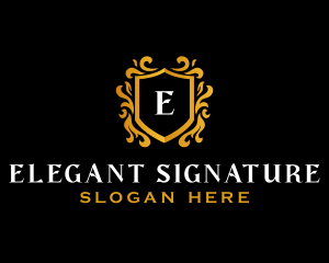 Luxury Royal Shield logo design