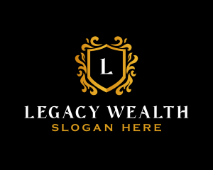 Luxury Royal Shield logo design