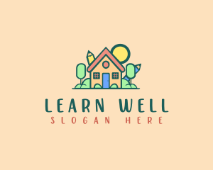 Daycare School Learning logo design