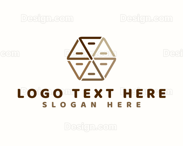 Geometric Hexagon Cabinet Logo