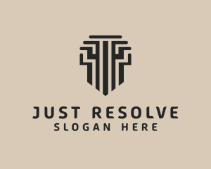 Justice Shield Pillar logo