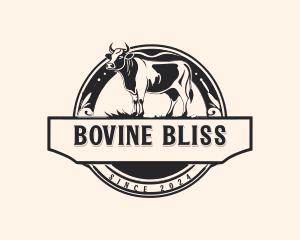 Livestock Cattle Cow logo design