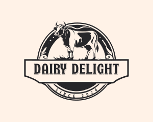 Livestock Cattle Cow logo design