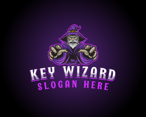 Arcade Gaming Wizard logo design