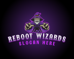 Arcade Gaming Wizard logo design