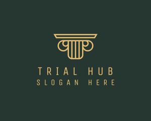Judiciary Legal Court Column logo