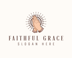 Holy Hand Prayer logo design