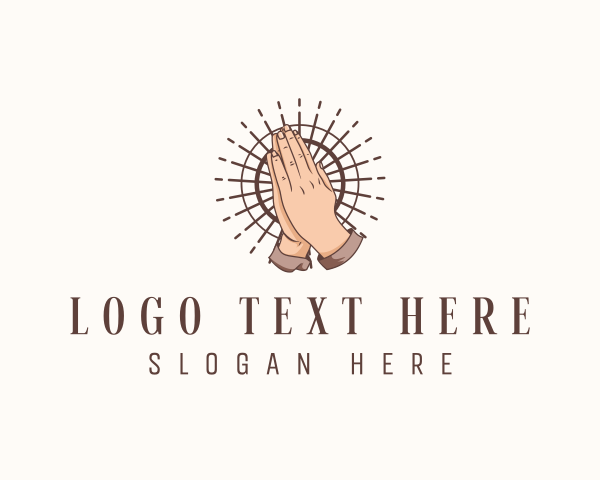 Pray logo example 3