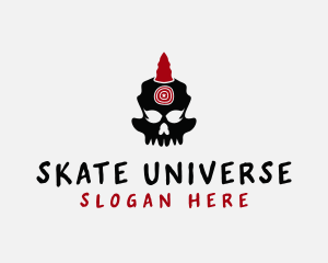 Punk Skull Skate logo