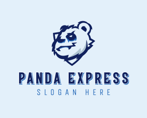 Wild Panda Bear logo design