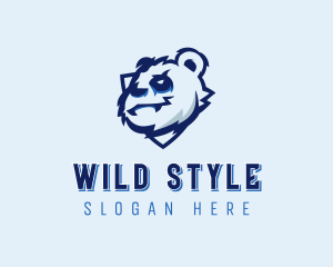 Wild Panda Bear logo design