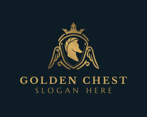 Royal Horse Shield logo design