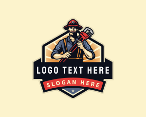 Handyman Plumber Wrench logo