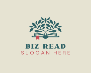 Book Tree Learning logo design