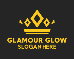 Golden Diamond Crown  Logo