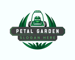 Lawn Mower Landscaping logo design