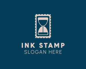 Hour Glass Stamp logo