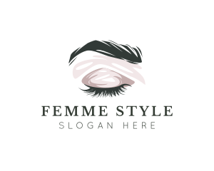 Eyelash Beauty Styling logo design