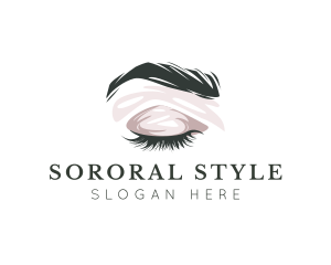 Eyelash Beauty Styling logo design