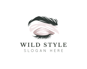 Eyelash Beauty Styling logo design