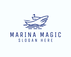  Ship Line Nautical logo design