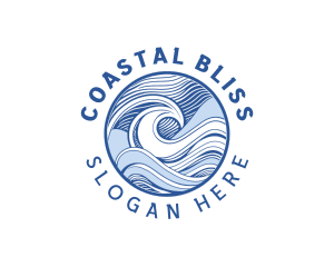 Ocean Waves Surf logo
