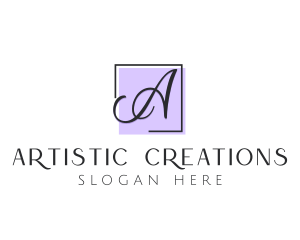 Feminine Cosmetics Makeup Boutique logo design