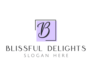 Feminine Cosmetics Makeup Boutique logo design