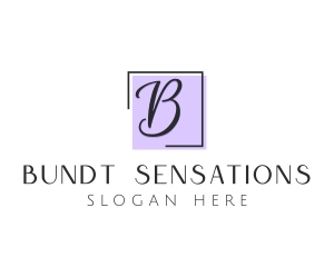 Feminine Cosmetics Makeup Boutique logo design