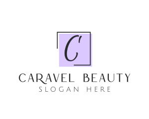 Feminine Cosmetics Makeup Boutique logo design