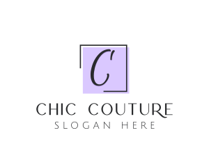 Feminine Cosmetics Makeup Boutique logo design