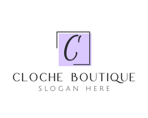 Feminine Cosmetics Makeup Boutique logo design