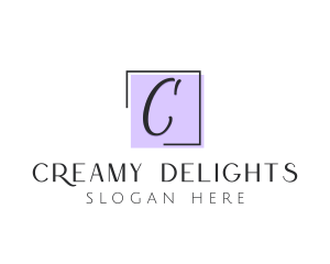 Feminine Cosmetics Makeup Boutique logo design