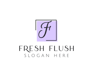 Feminine Cosmetics Makeup Boutique logo design