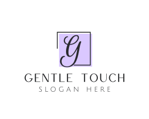 Feminine Cosmetics Makeup Boutique logo design