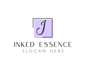 Feminine Cosmetics Makeup Boutique logo design