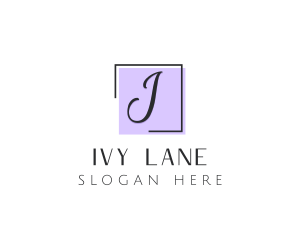 Feminine Cosmetics Makeup Boutique logo design