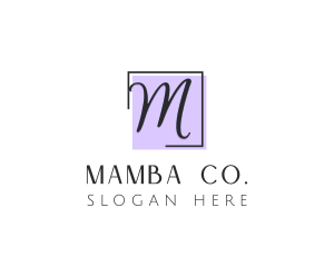 Feminine Cosmetics Makeup Boutique logo design