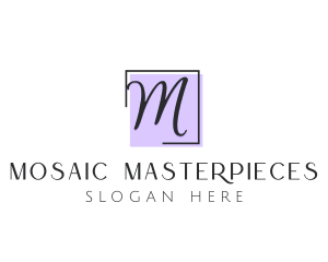 Feminine Cosmetics Makeup Boutique logo design