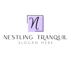 Feminine Cosmetics Makeup Boutique logo design