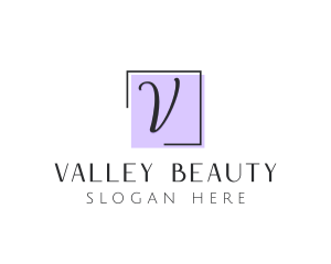 Feminine Cosmetics Makeup Boutique logo design