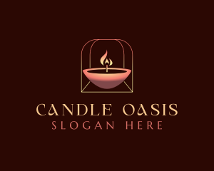 Candle Light Flame logo